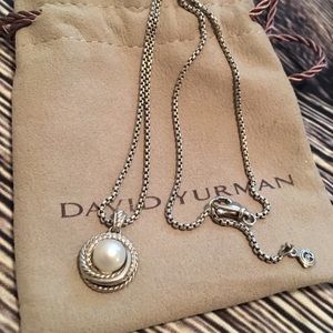 Diamond and pearl DAVID YURMAN NECKLACE